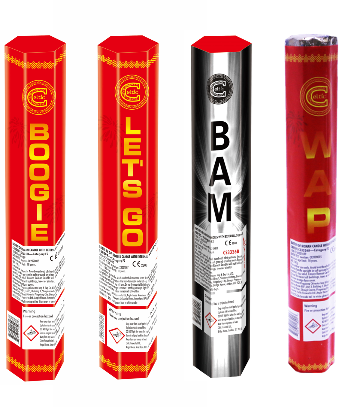 56 Shot Roman Candle Battery Bundle