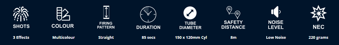 Glittering Gemstones by Kimbolton Fireworks Information at HEX Fireworks