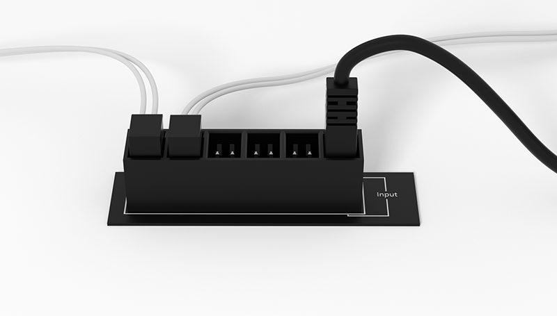 Breakout Board and Quickplug Harness for i18 Module Setup showing the Quickplug Harness in close-up