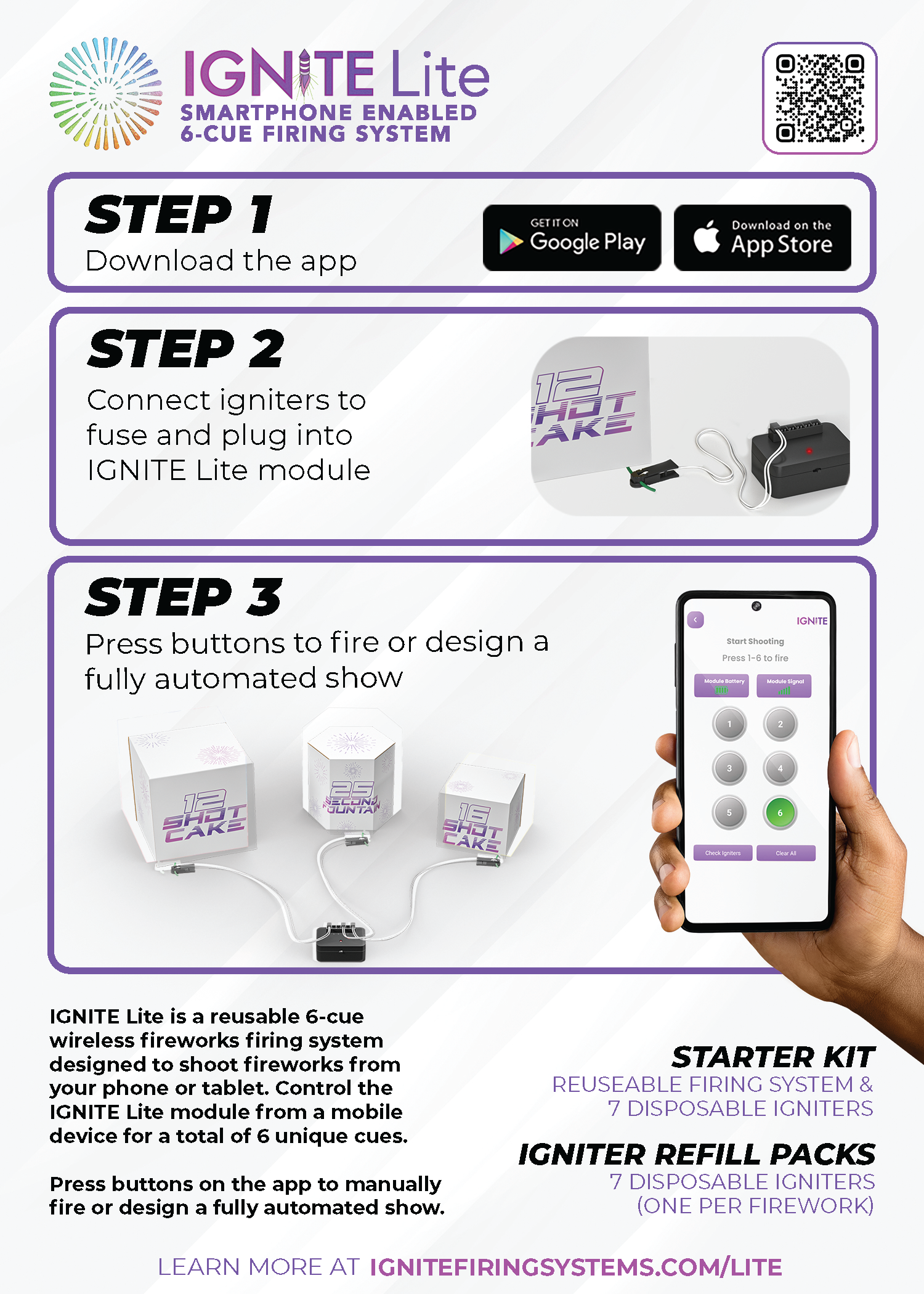 Ignite Lite  by Ignite Firing Systems Step Guide - HEX Fireworks