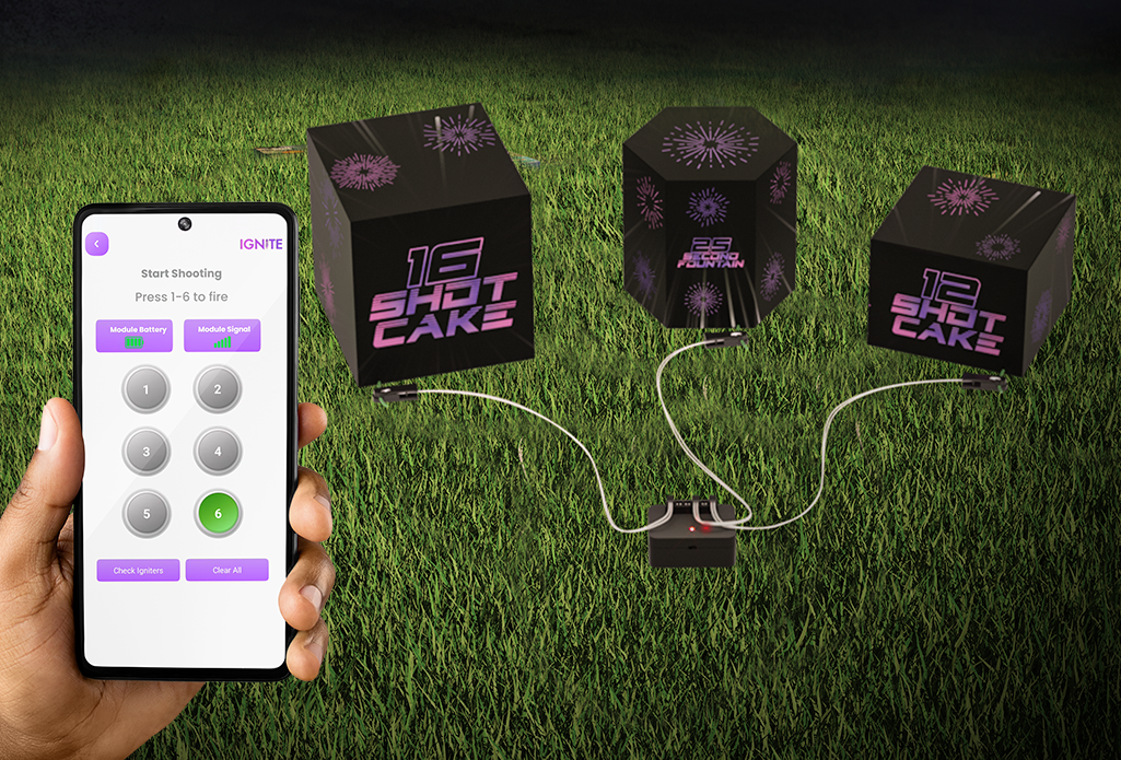 Ignite Lite by Ignite Firing System setup - HEX Fireworks