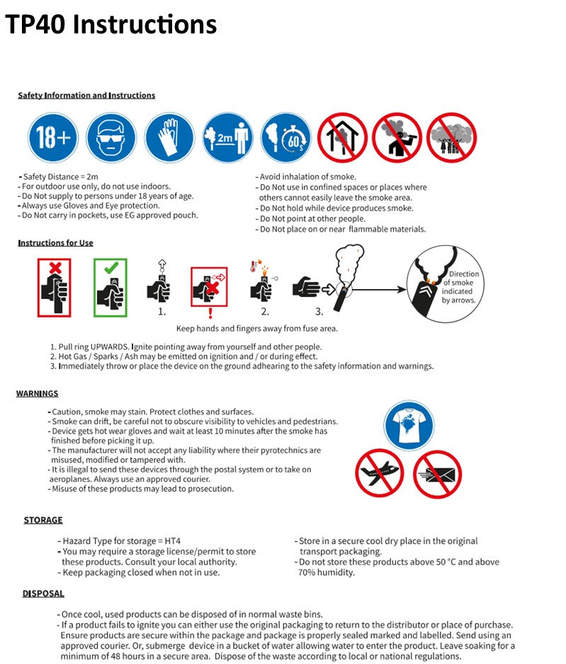 TP40 by Enola Gaye Instructions