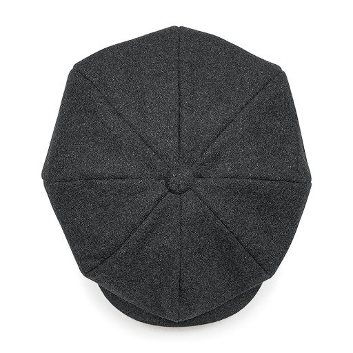 HEX Melton Baker Boy Cap Top View