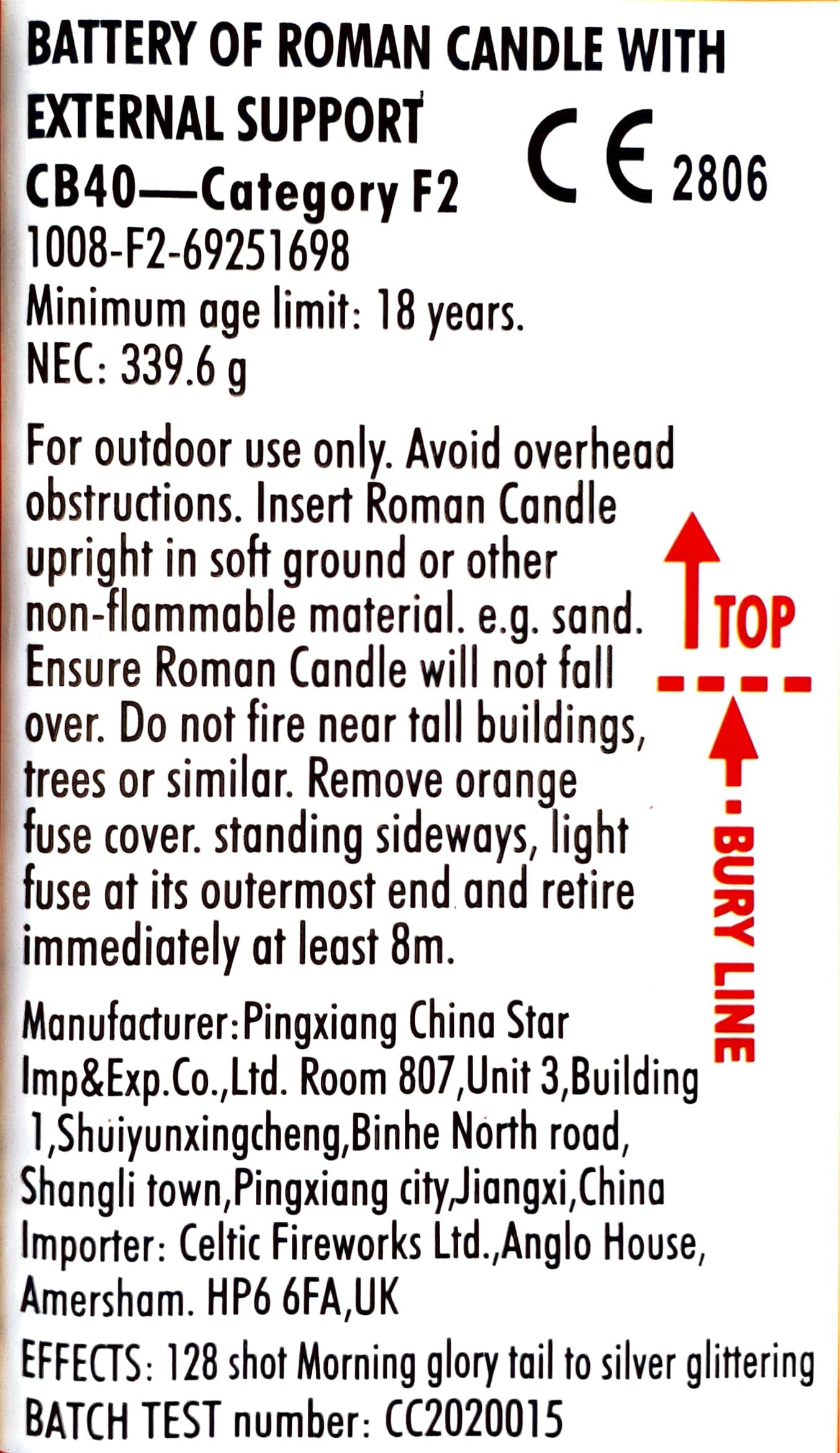 Bom Bom by Celtic Fireworks Instructions