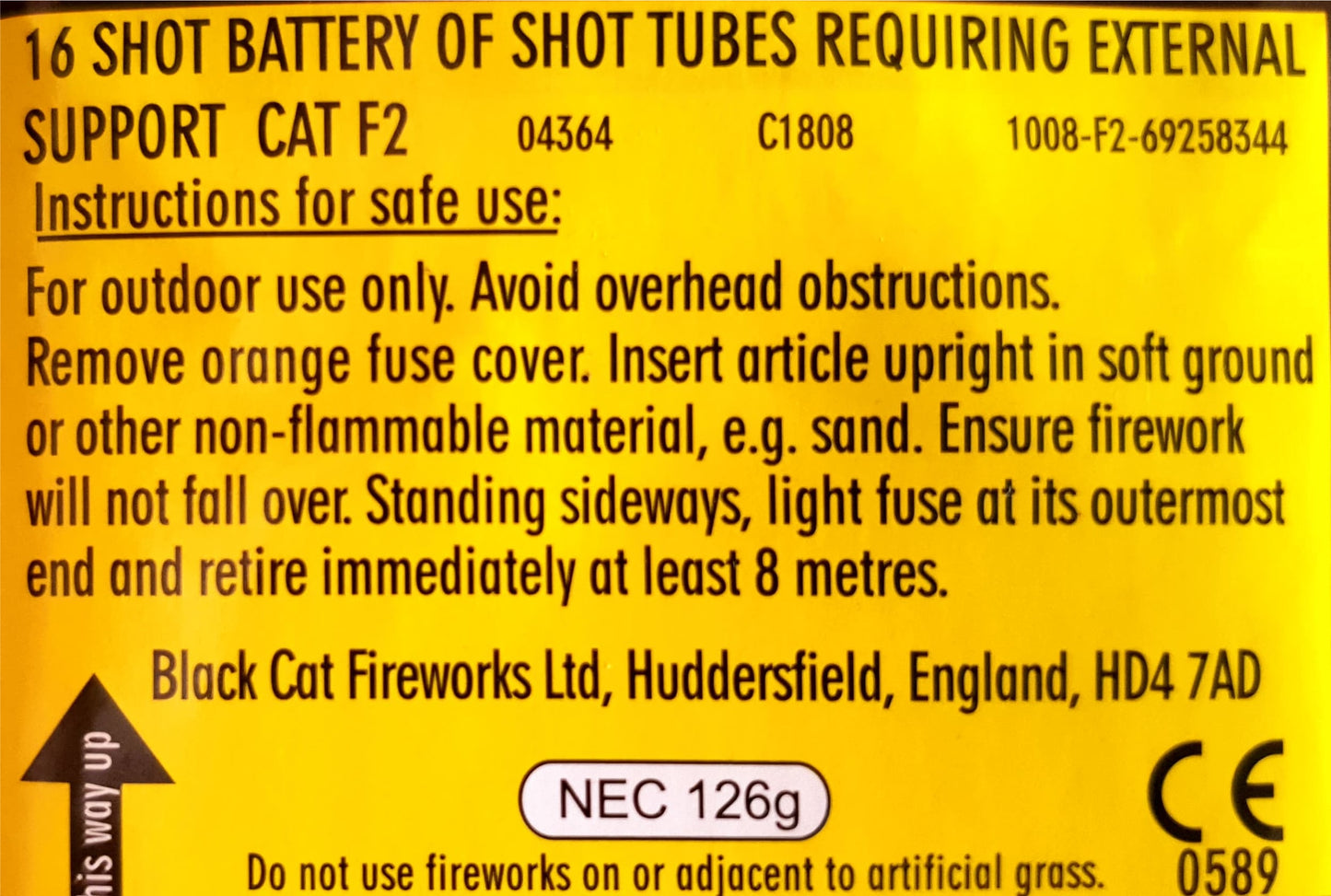 Bonfire Bash by Standard Fireworks Instructions