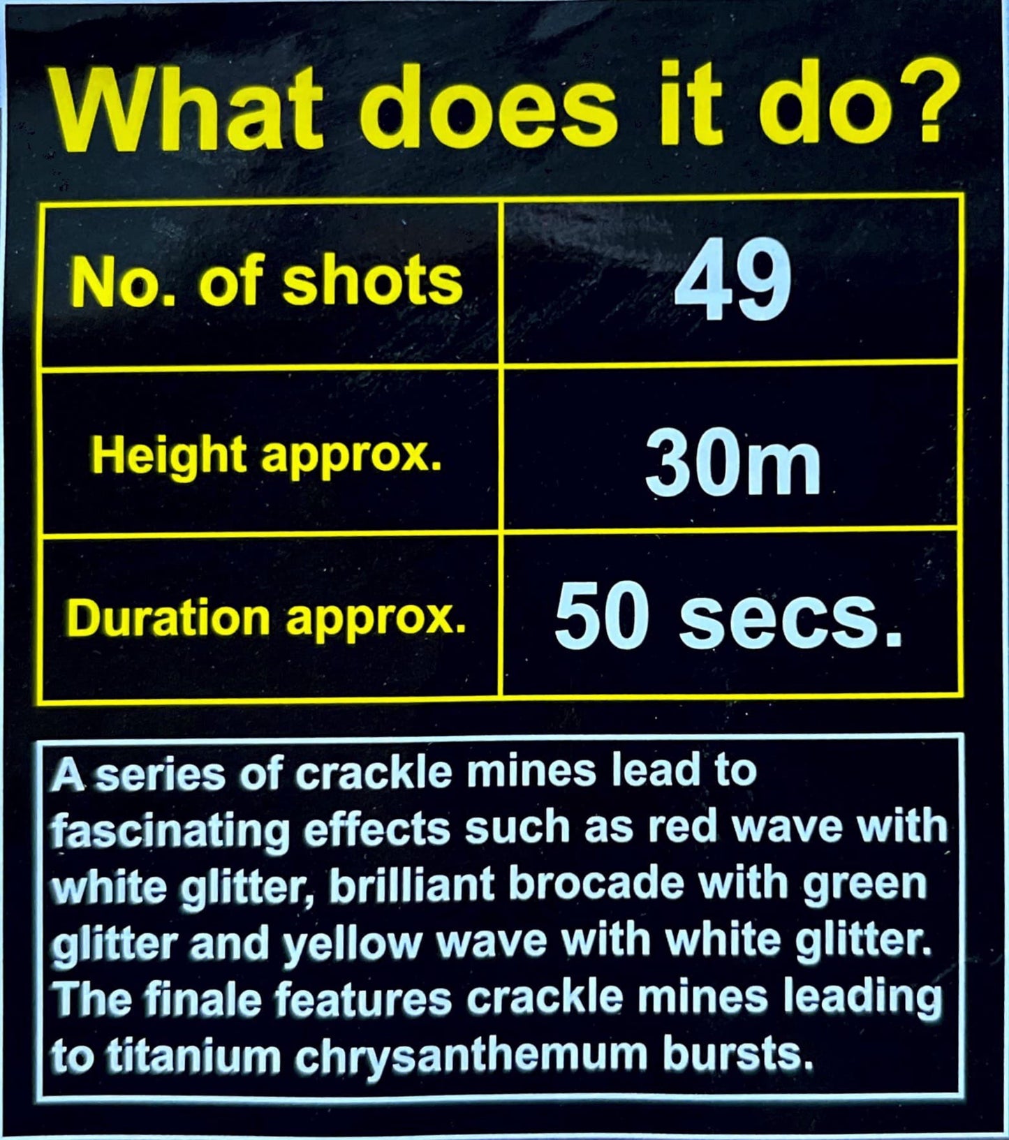 Deep Space by Standard Fireworks Information