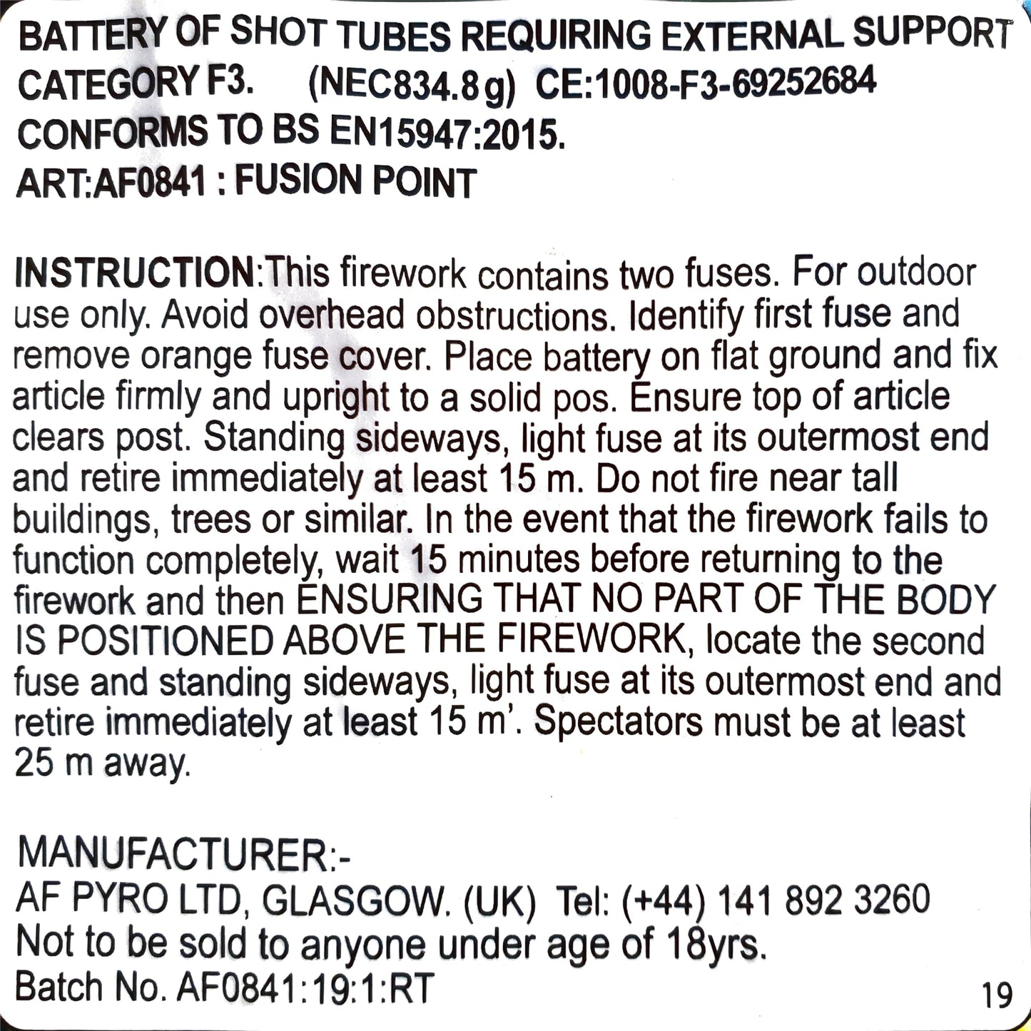 Fusion Point by Absolute Fireworks Instructions - HEX Fireworks
