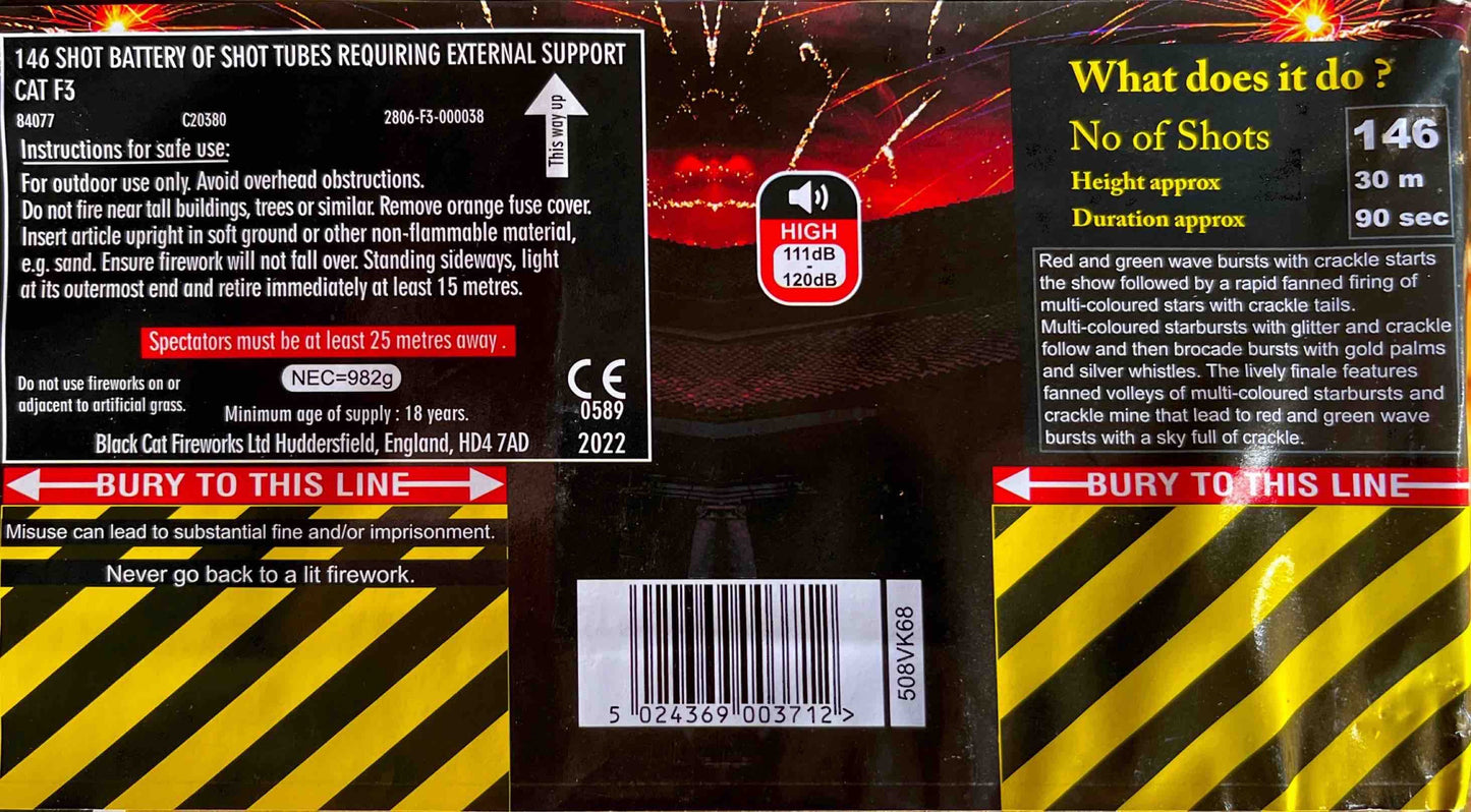 Gladiator by Standard Fireworks Side Panel