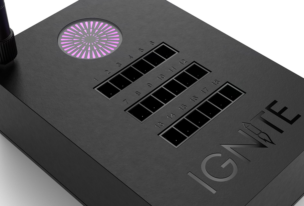 IGNITE Firing System i18 firing module close-up