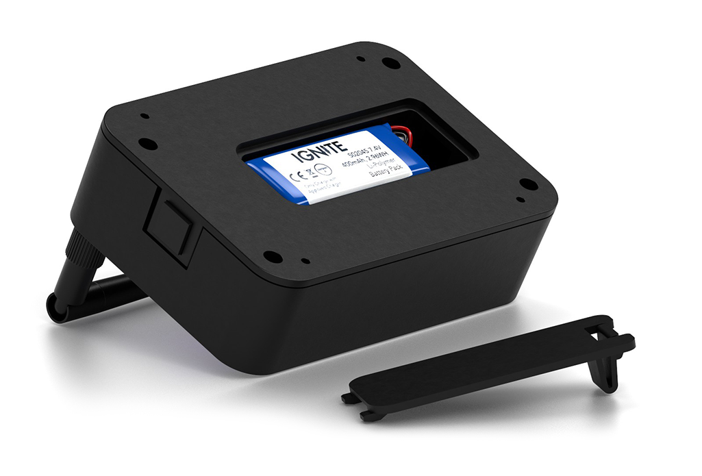IGNITE Firing Sytsem i18 module with battery cover removed