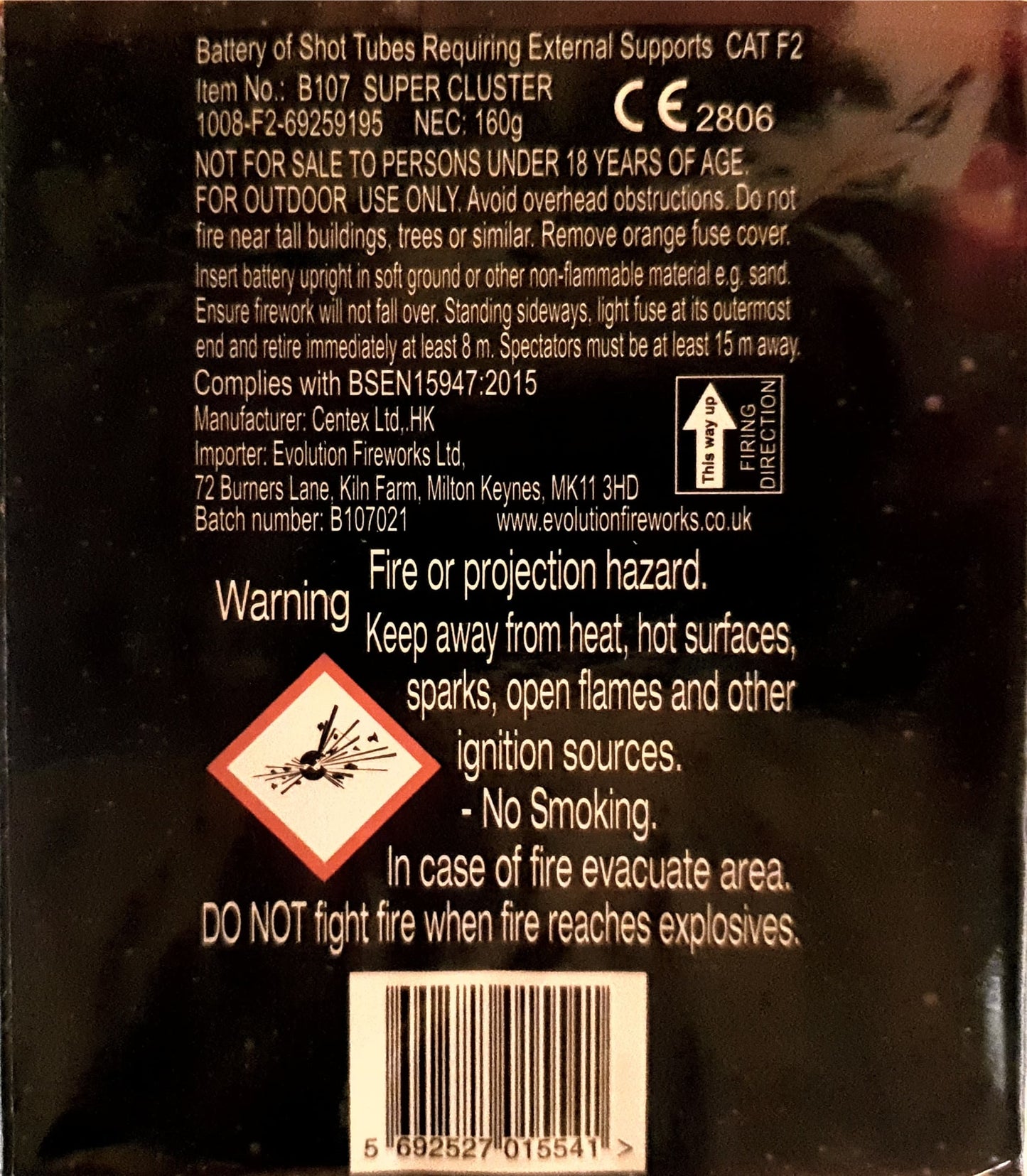 Super Cluster by Evolution Fireworks Instructions