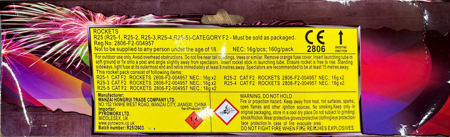 Surface to Air Rocket Pack by Pyroworx Header