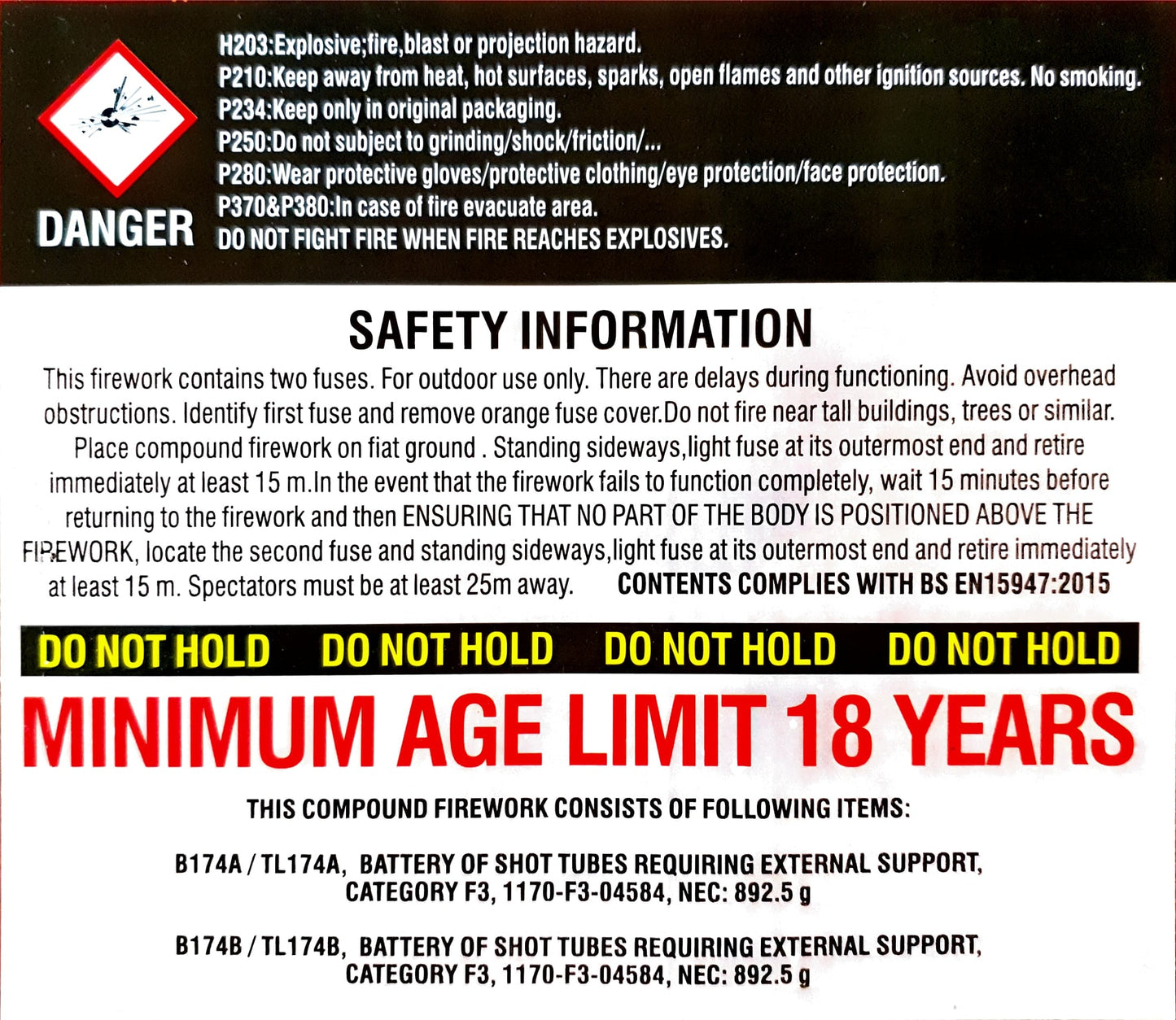 Vulcan by Evolution Fireworks Instructions