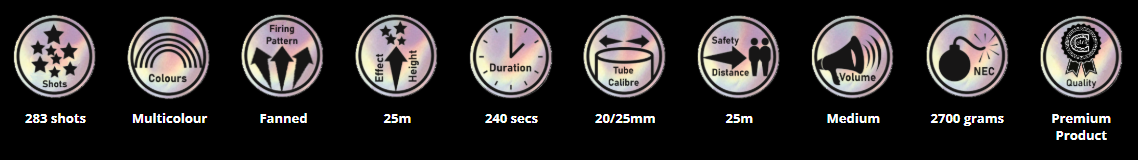 All Night Long by Celtic Fireworks Information at HEX Fireworks