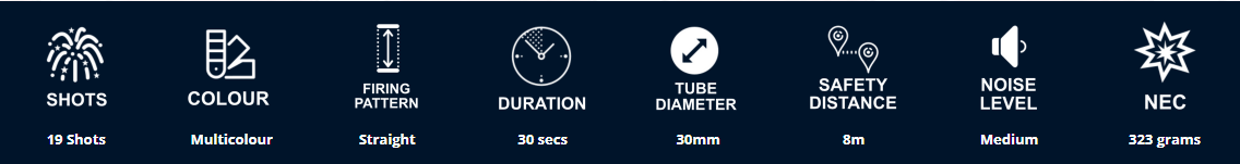 Asahi by Kimbolton Fireworks Information at HEX Fireworks