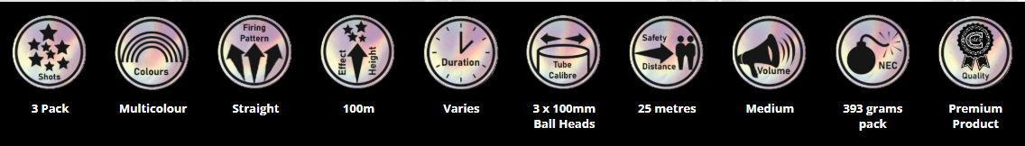 Big Balls by Celtic Fireworks Information at HEX Fireworks