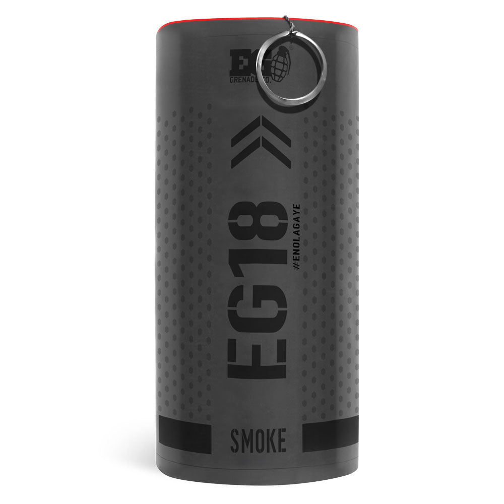 Black EG18 Smoke Grenade by Enola Gaye at HEX Fireworks