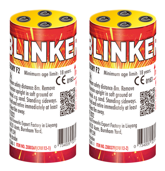 Red Strobing Flare - Blinkers - by Celtic Fireworks at HEX Fireworks