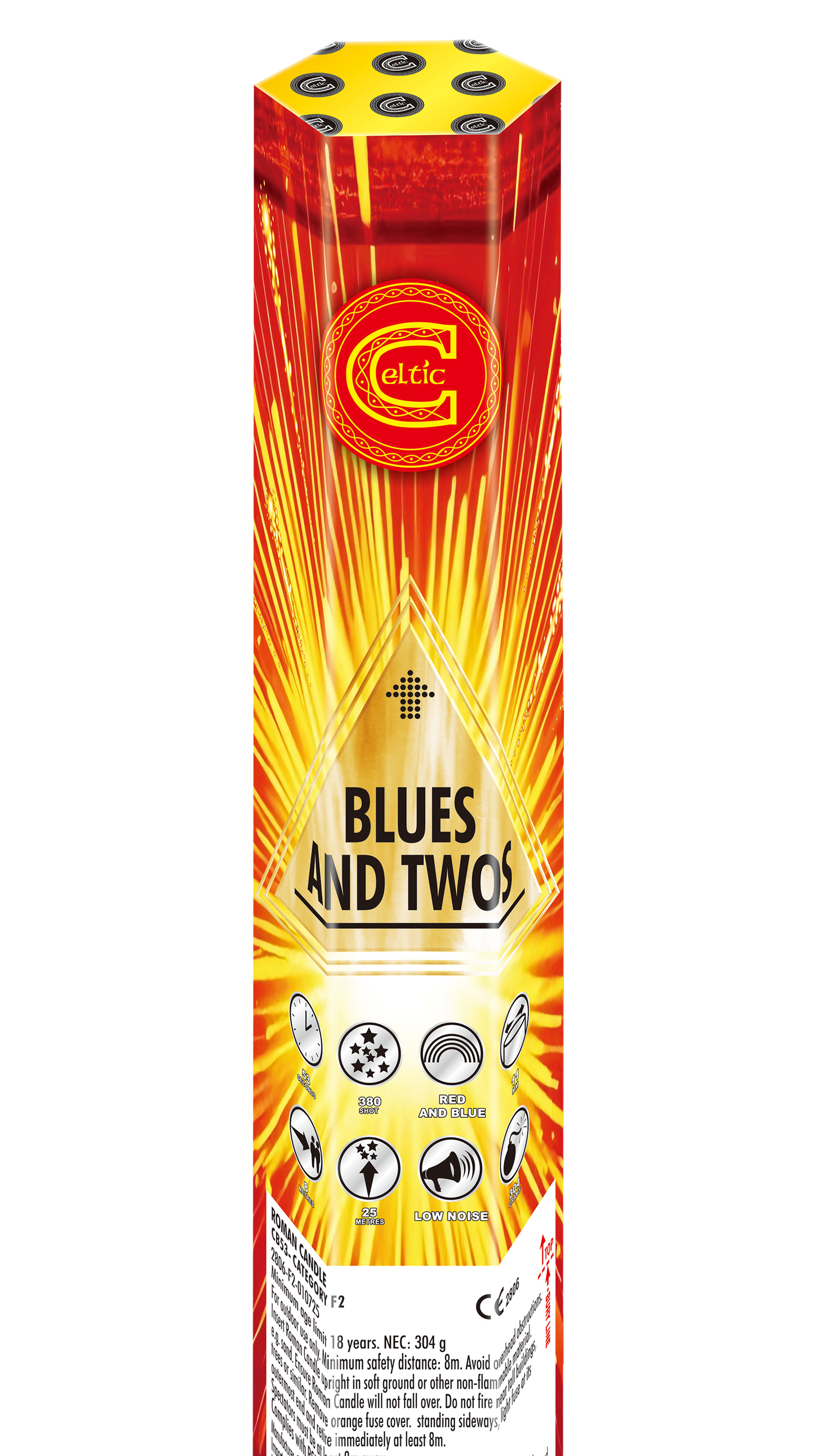 Blues and Twos by Celtic Fireworks at HEX Fireworks