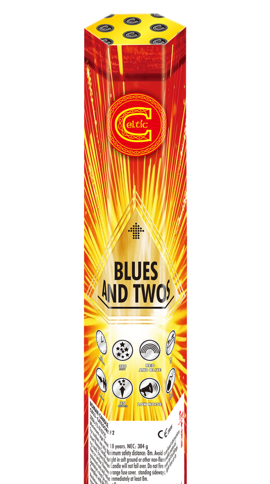 Blues and Twos by Celtic Fireworks at HEX Fireworks