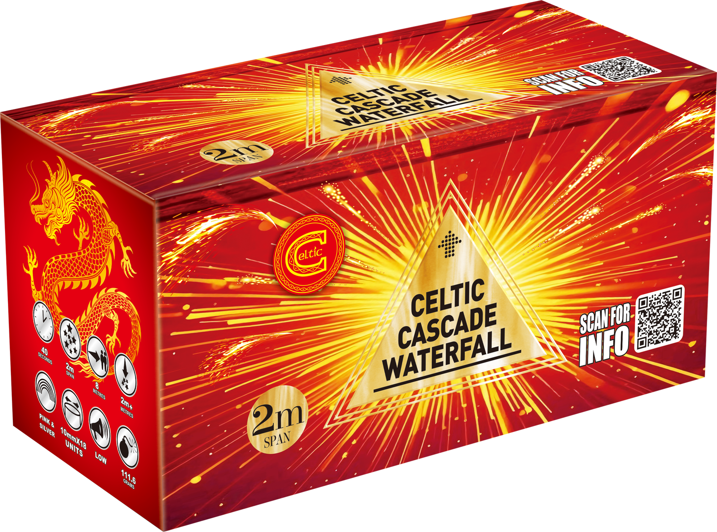 Cascade Waterfall by Celtic Fireworks at HEX Fireworks