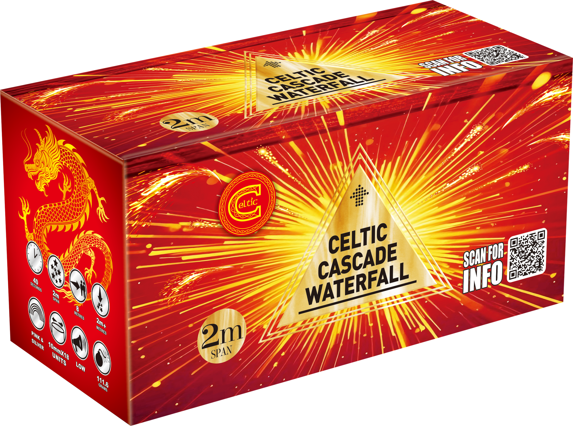 Cascade Waterfall by Celtic Fireworks at HEX Fireworks