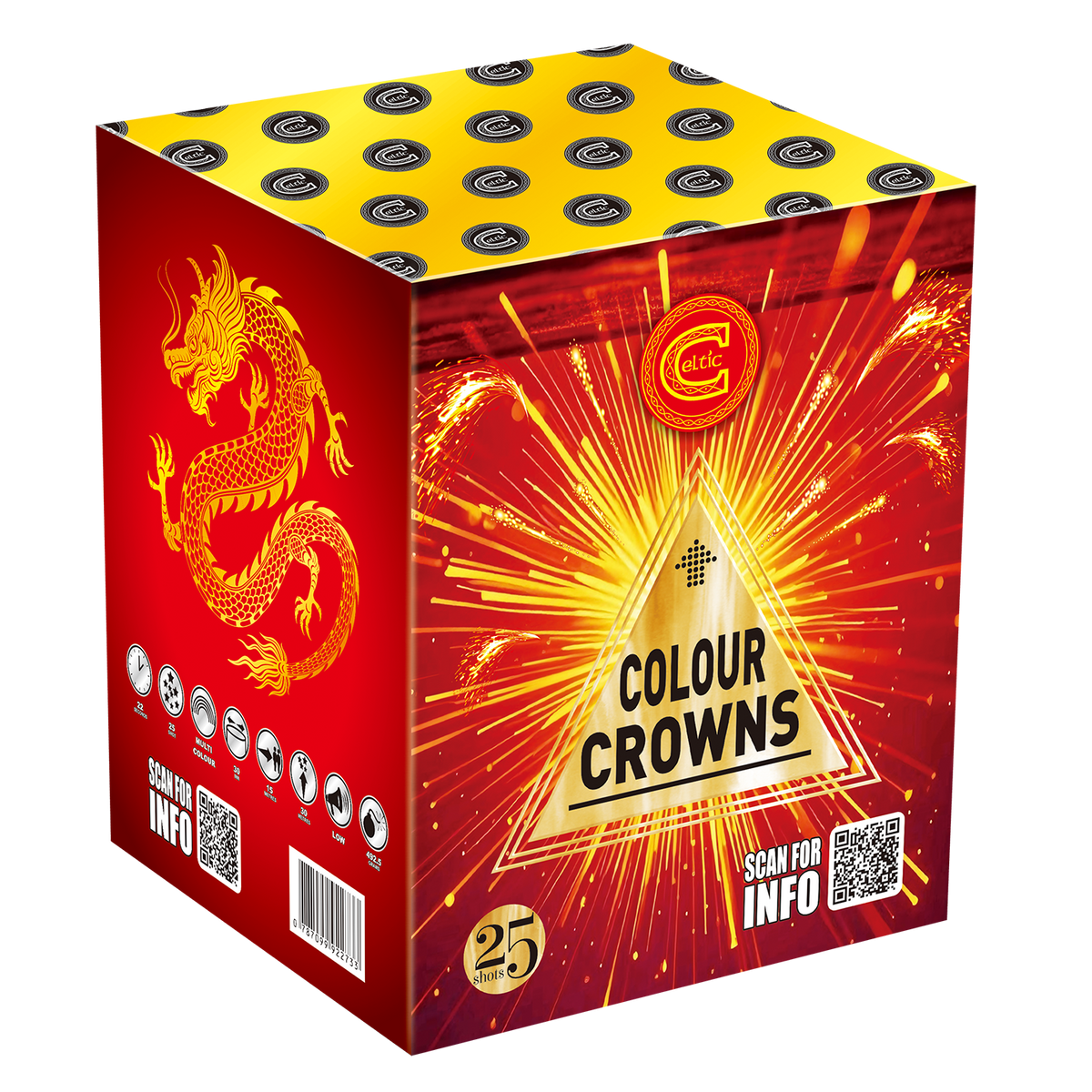 Colour Crowns by Celtic Fireworks at HEX Fireworks
