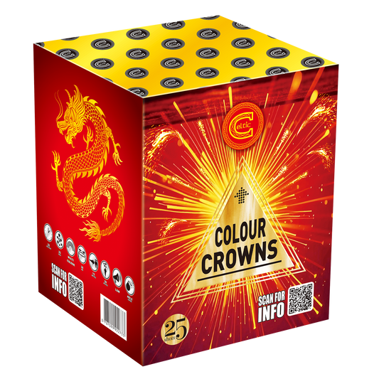 Colour Crowns by Celtic Fireworks at HEX Fireworks