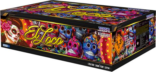 El Loco by Vivid Pyrotechnics - 268 Shots in 120 Seconds