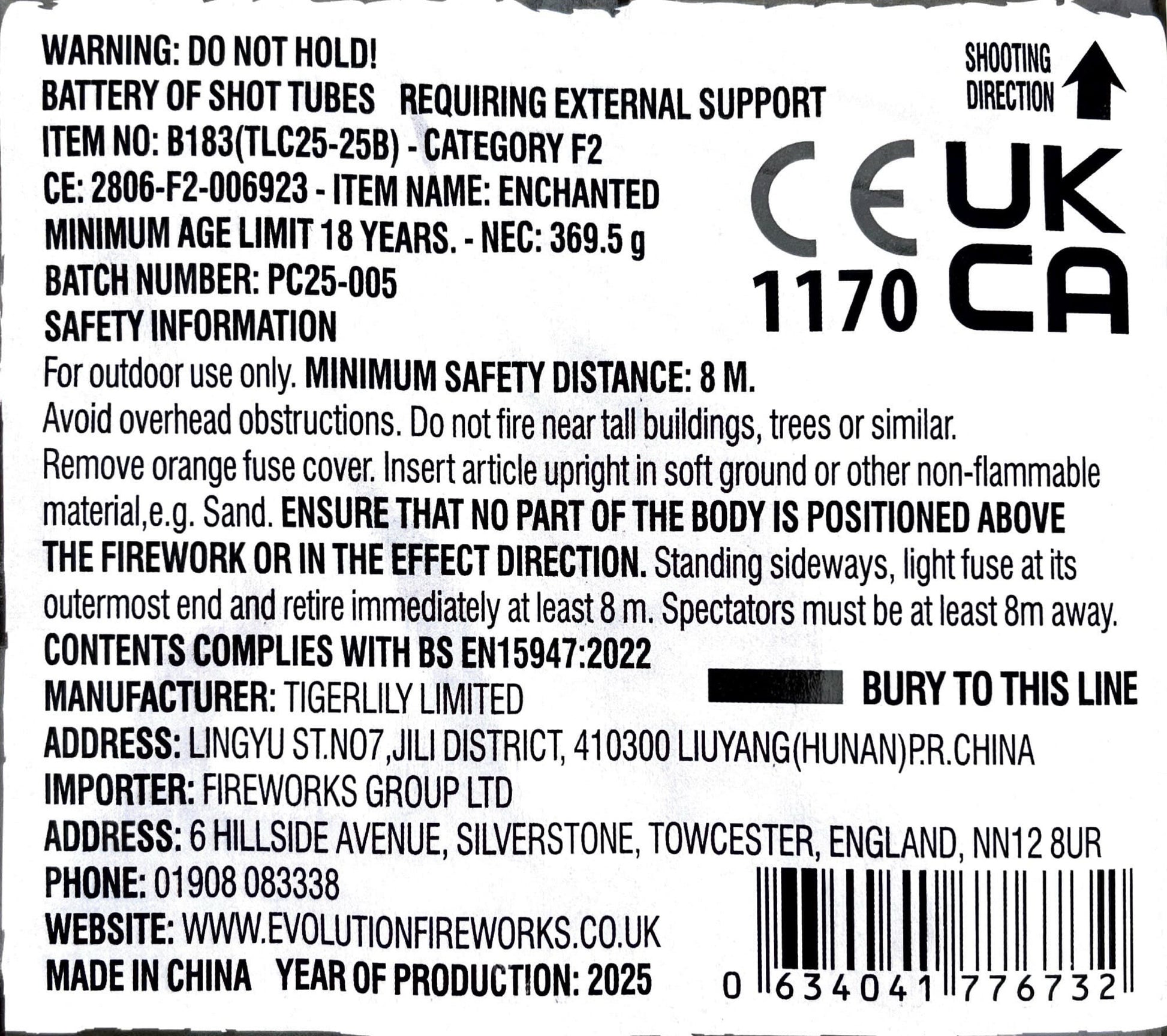 Enchanted by Evo Pyrotechnics Instructions at HEX Fireworks