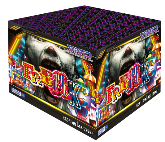 Freak by Vivid Pyrotechnics - 49 Shots in 40 Seconds