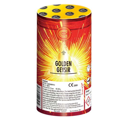 Golden Geysir by Celtic Fireworks at HEX Fireworks