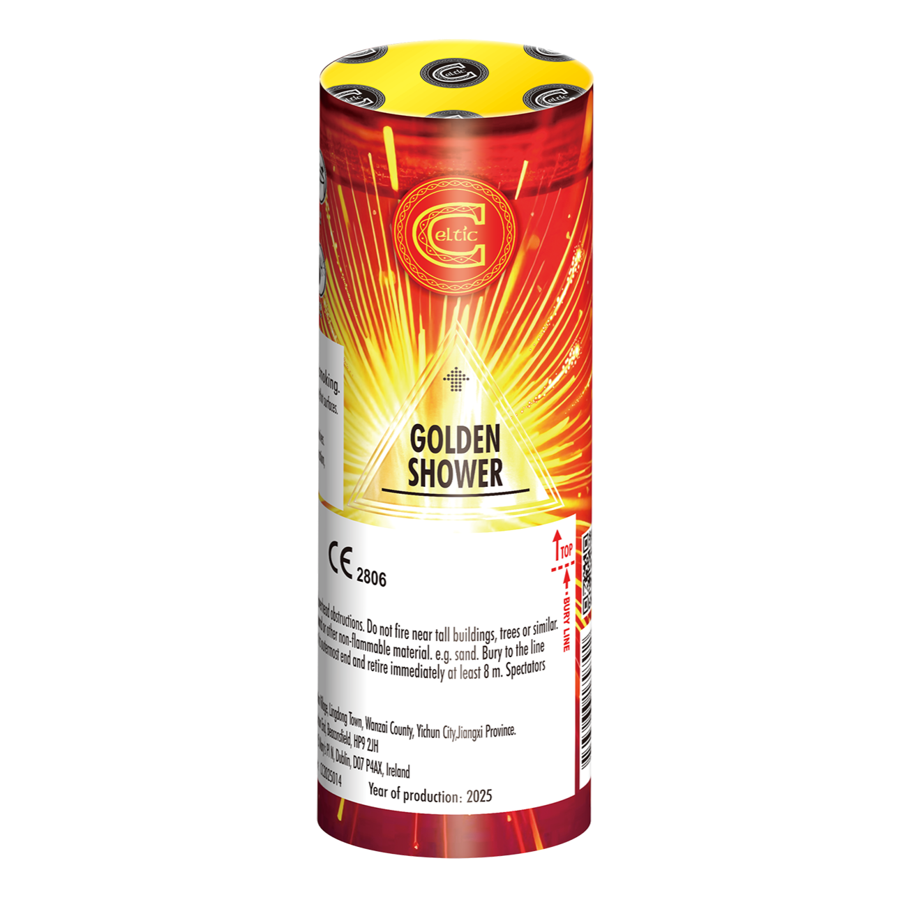 Golden Shower by Celtic Fireworks at HEX Fireworks