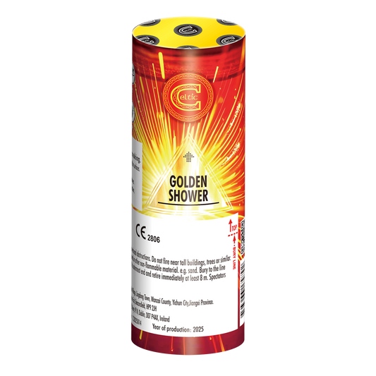 Golden Shower by Celtic Fireworks at HEX Fireworks