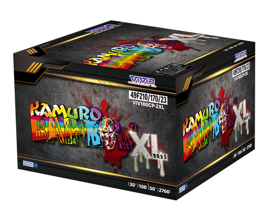 Kamuro Rainbow XL by Vivid Pyrotechnics