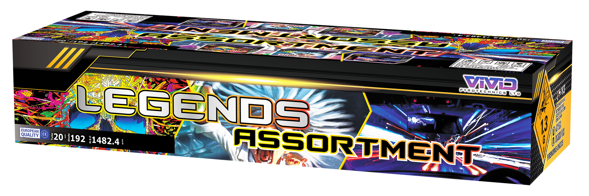 Legends Assortment by Vivid Pyrotechnics - 192 Shots – HEX