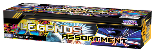 Legends Assortment by Vivid Pyrotechnics - HEX Fireworks