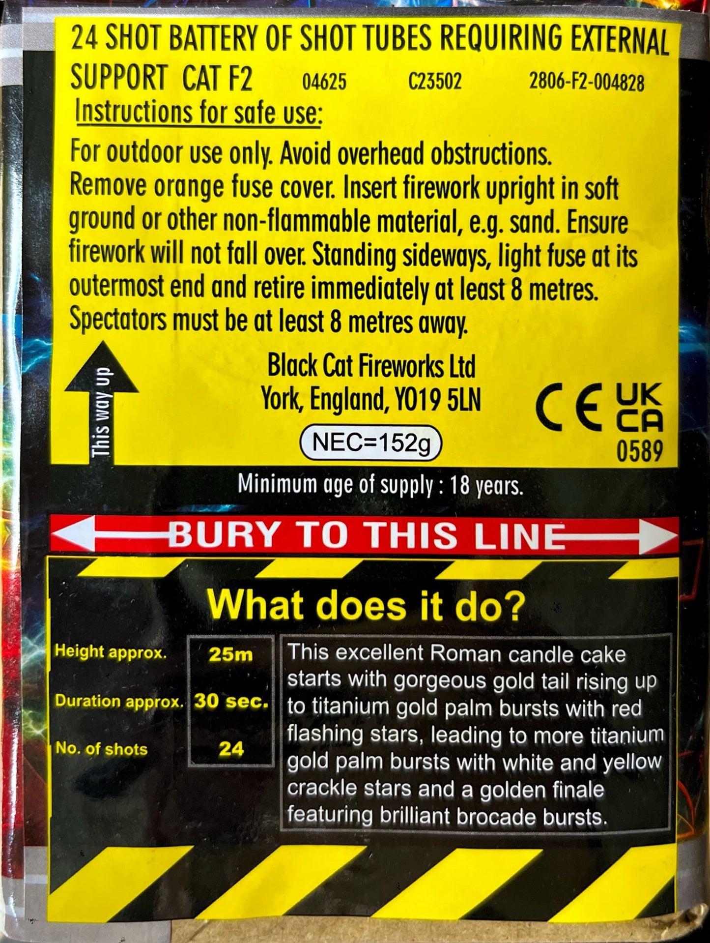 Magneto by Standard Fireworks Instructions at HEX Fireworks