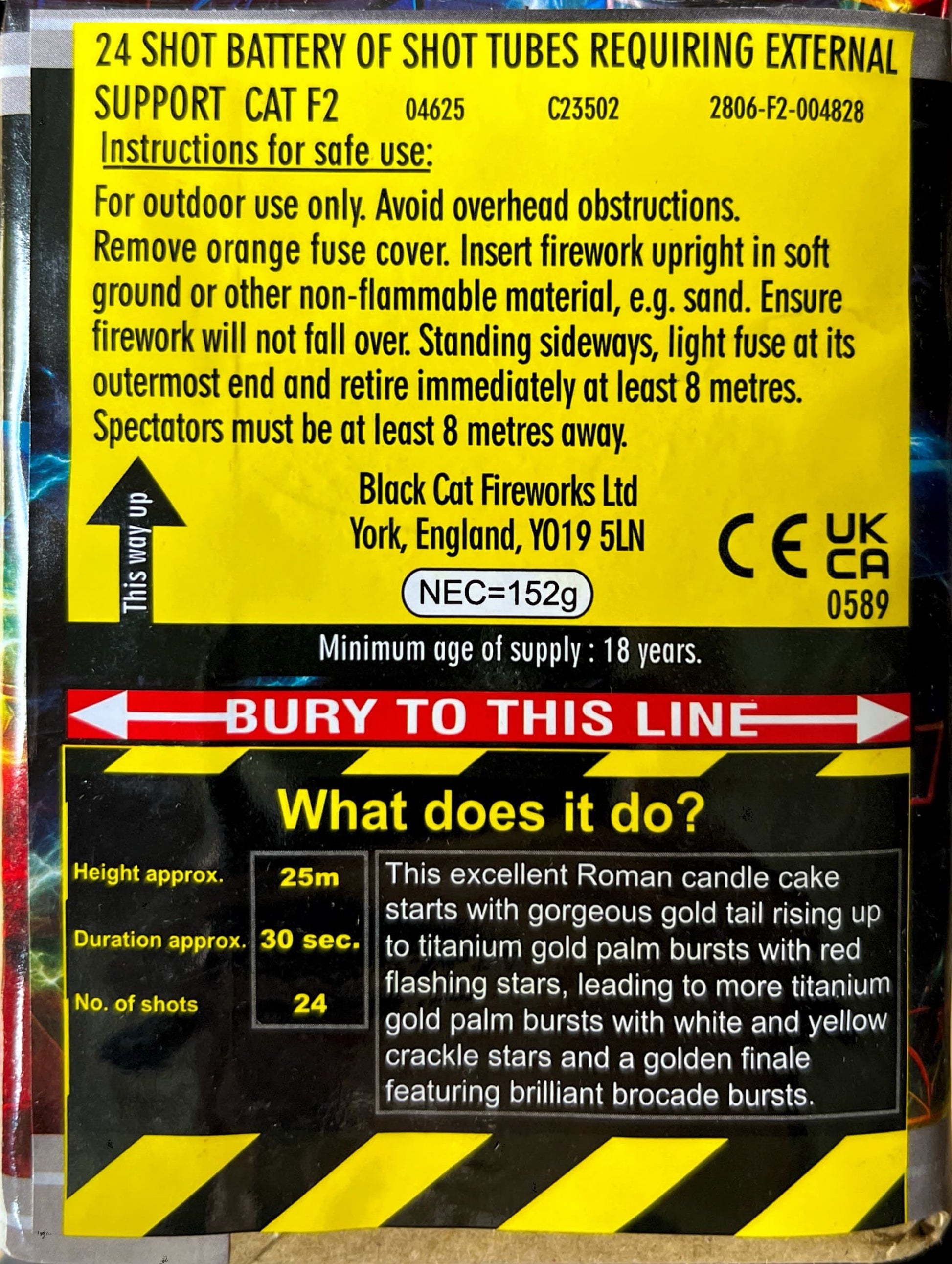 Magneto by Standard Fireworks Instructions at HEX Fireworks
