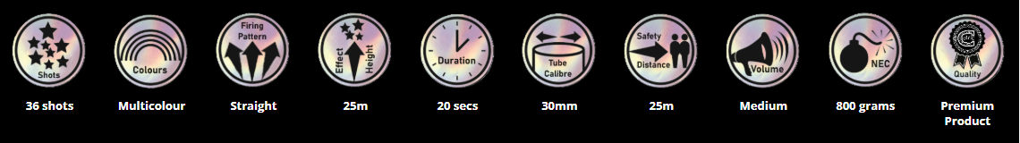 OMG by Celtic Fireworks Information at HEX Fireworks