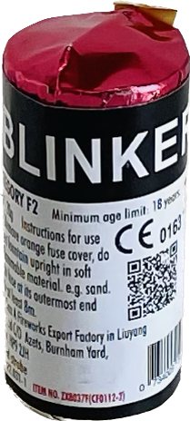 Red Strobing Blinker by Celtic Fireworks - HEX Fireworks