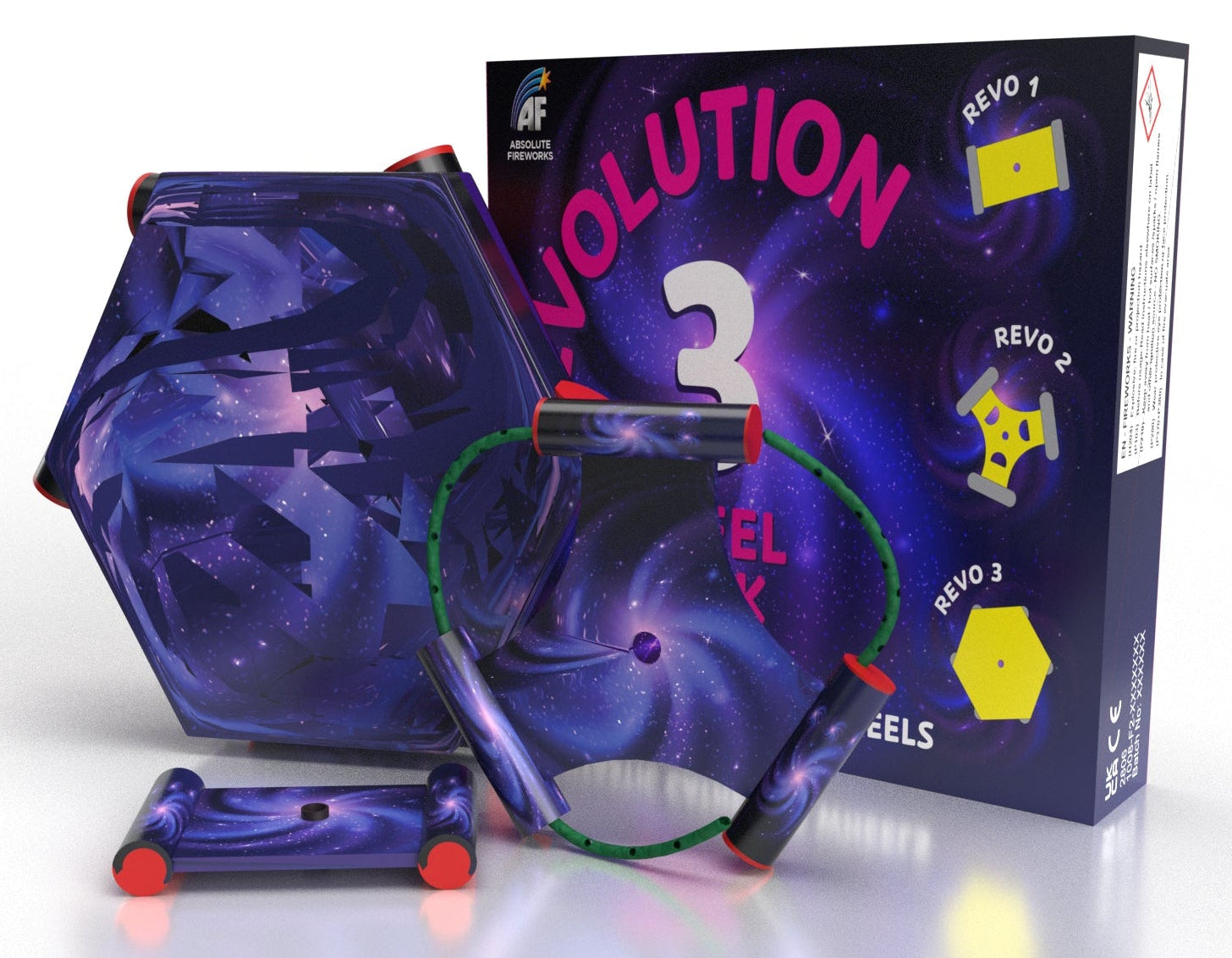 Revolution 3 Wheel Pack by Absolute Fireworks – HEX Fireworks Ltd