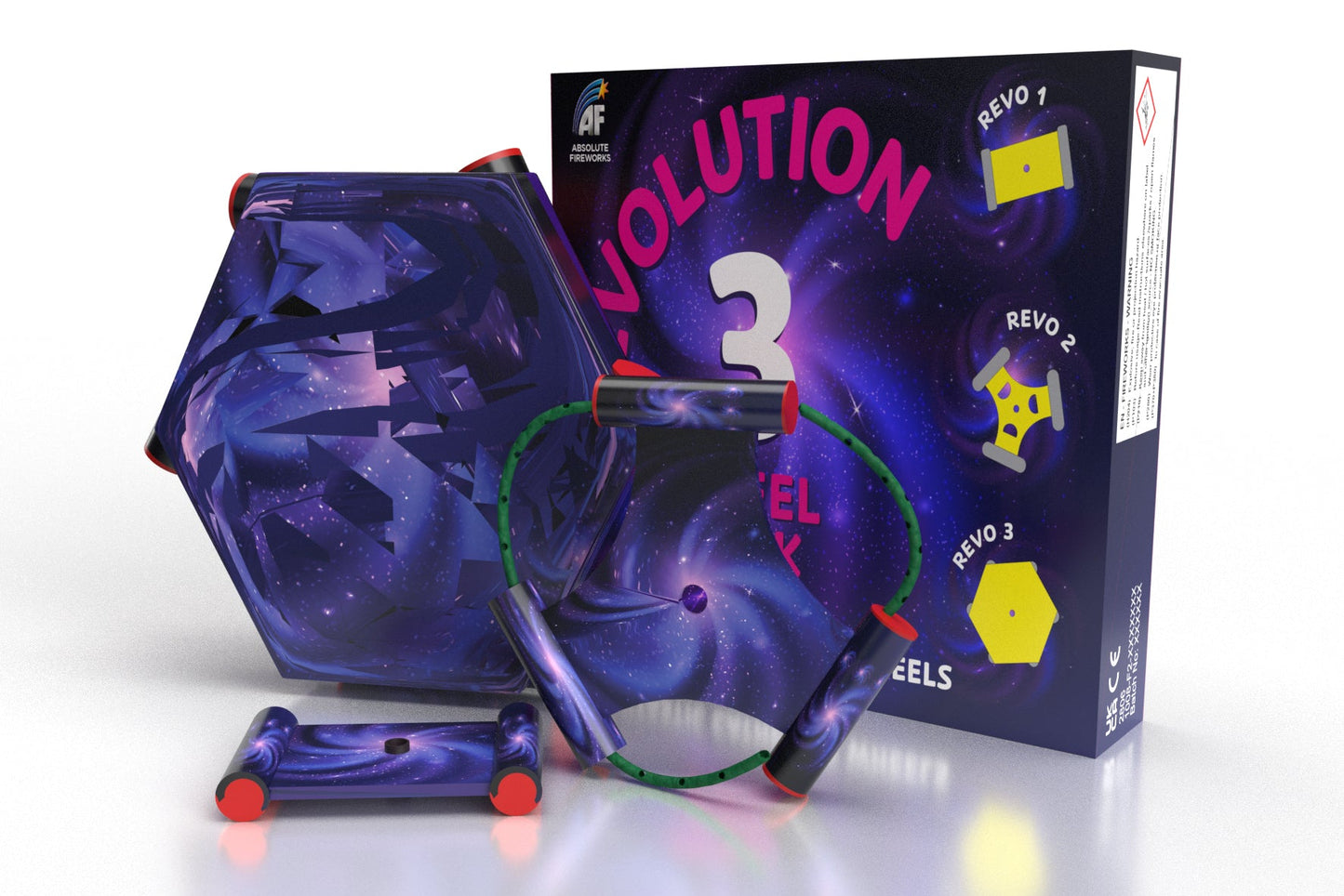 Revolution 3 Wheel Pack by Absolute Fireworks
