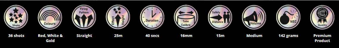 Sling Shot by Celtic Fireworks Information at HEX Fireworks