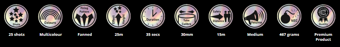 Slow Mo by Celtic Fireworks Information at HEX Fireworks