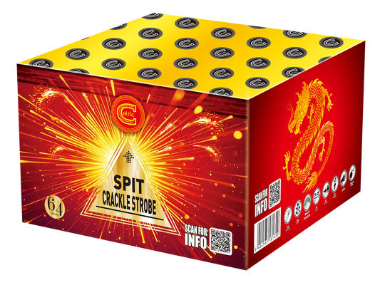 Spit Crackle Strobe by Celtic Fireworks at HEX Fireworks