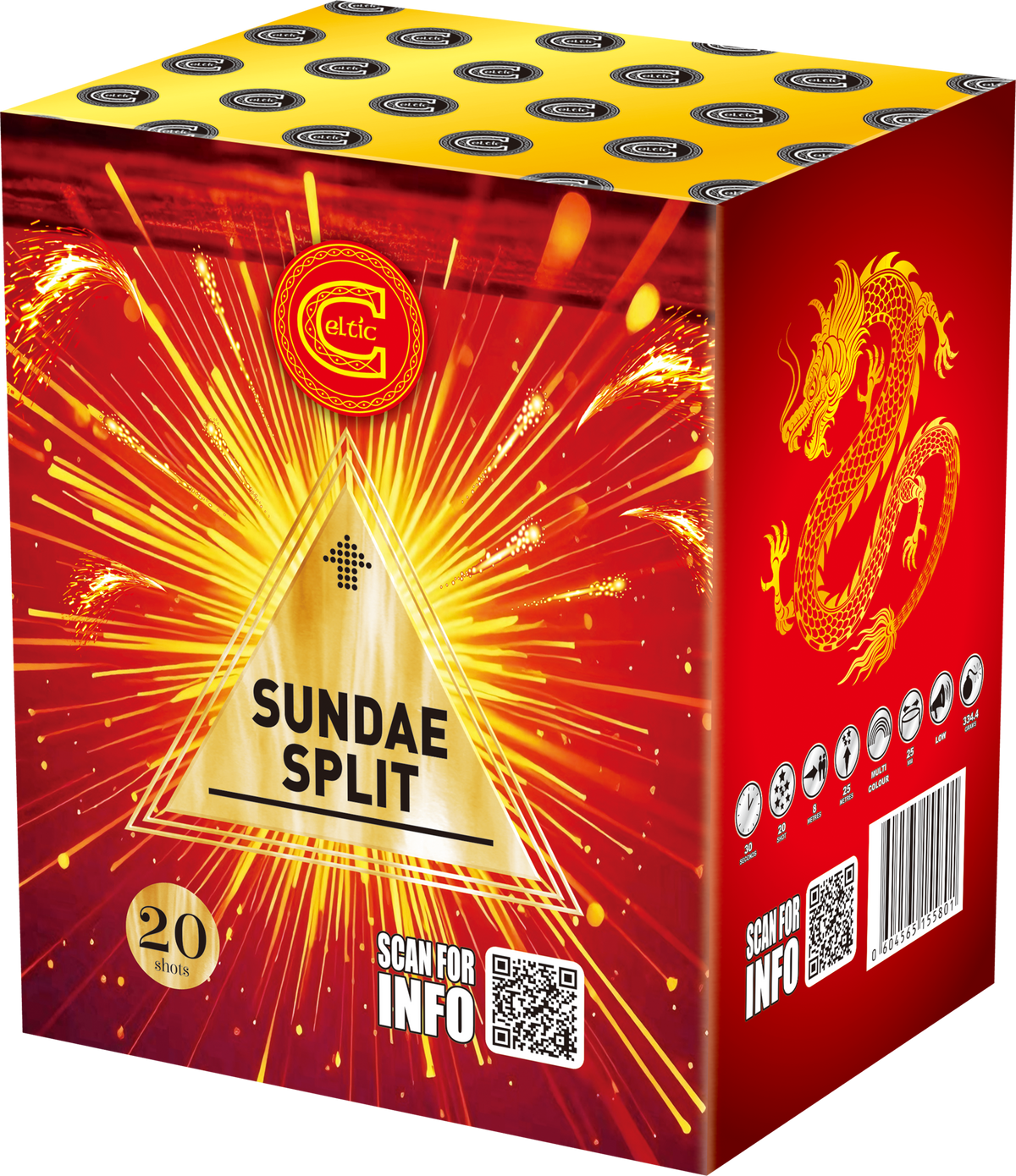 Sundae Split by Celtic Fireworks at HEX Fireworks