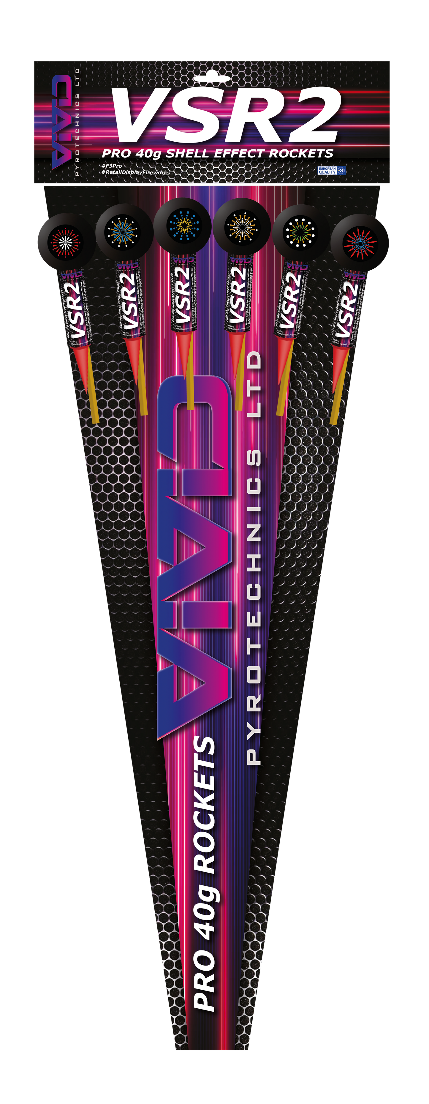 VSR2 Pro Effect Premium Ball Rocket by Vivid Pyrotechnics