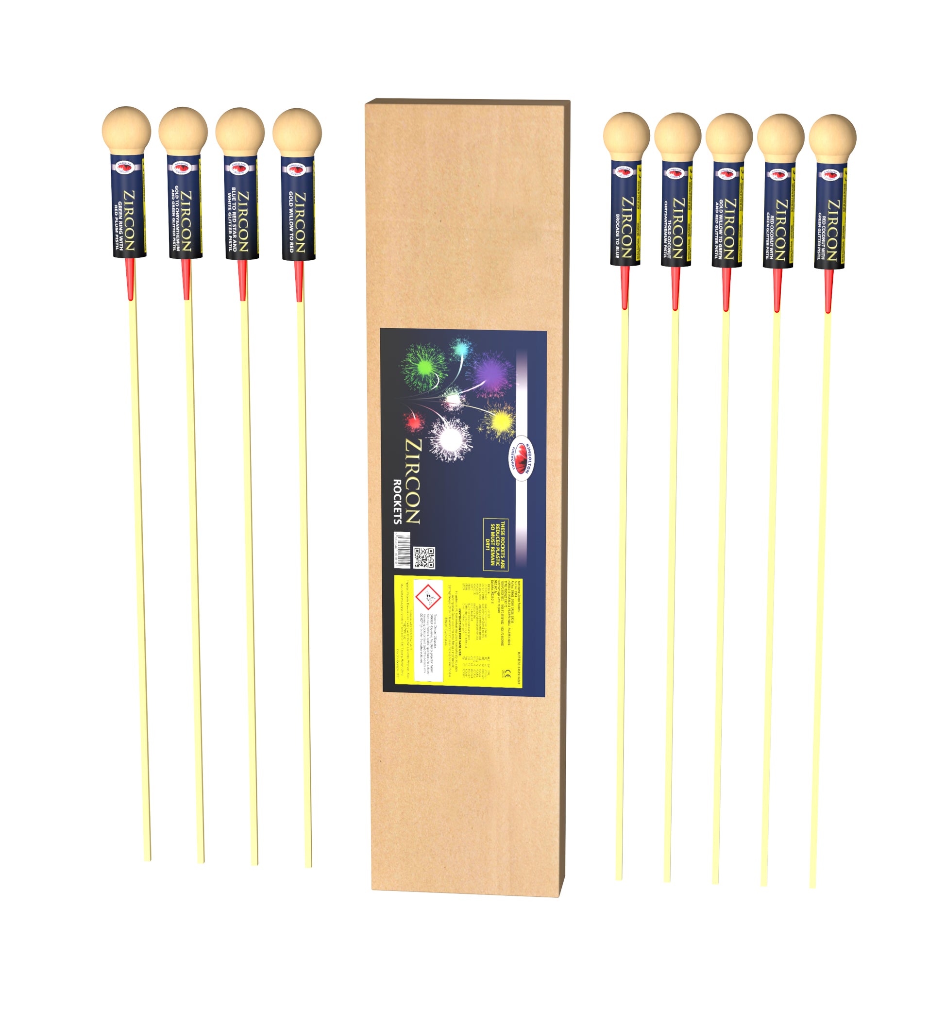 Zircon Rocket Pack by Kimbolton Fireworks at HEX Fireworks