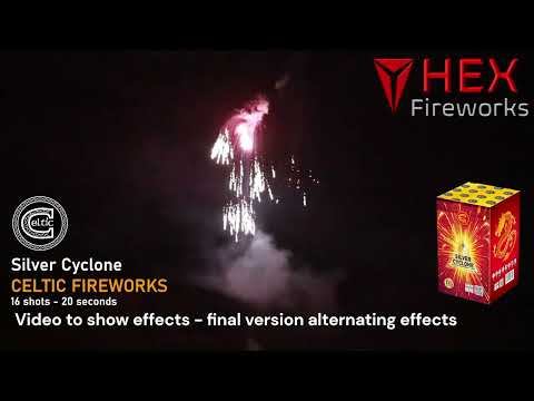 Silver Cyclone by Celtic Fireworks at HEX Fireworks